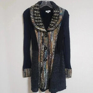 Paris Front Button Sweater Cardigan